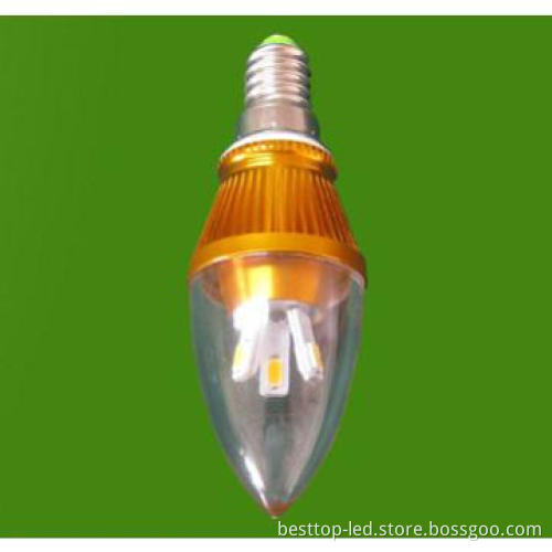 Energy saving 3W Candle led light,used for indoor lighting